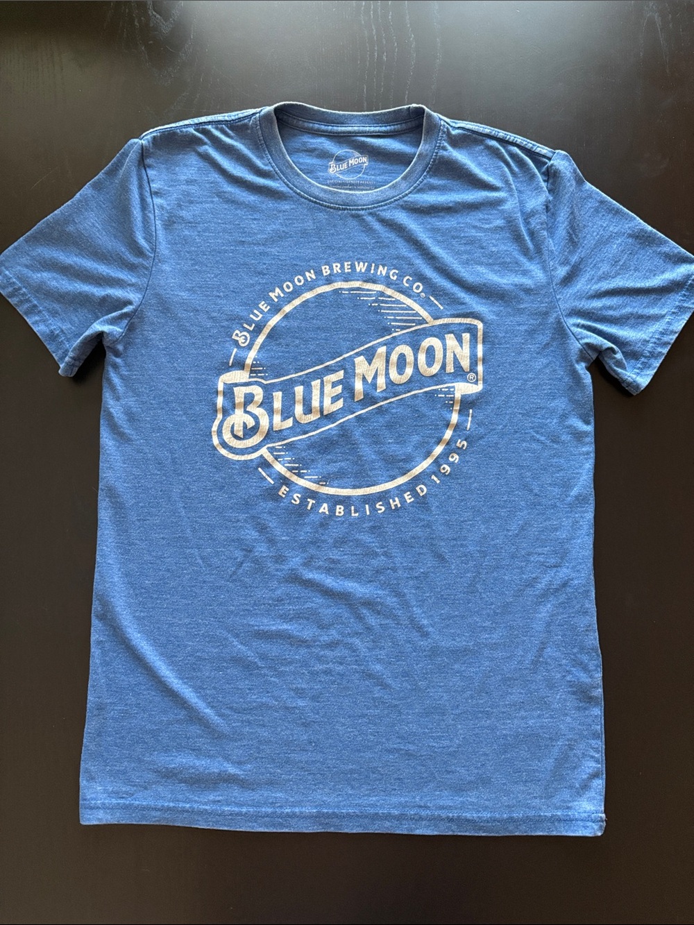 Lucky Brand Blue Graphic Logo Short-Sleeve Tee